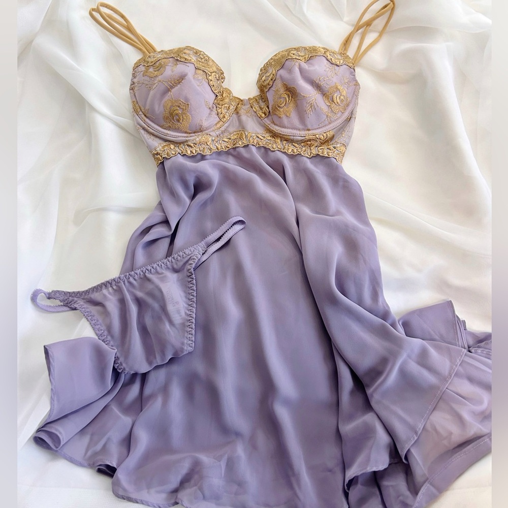Victoria Secret 1980’s Regal Vintage Purple Set